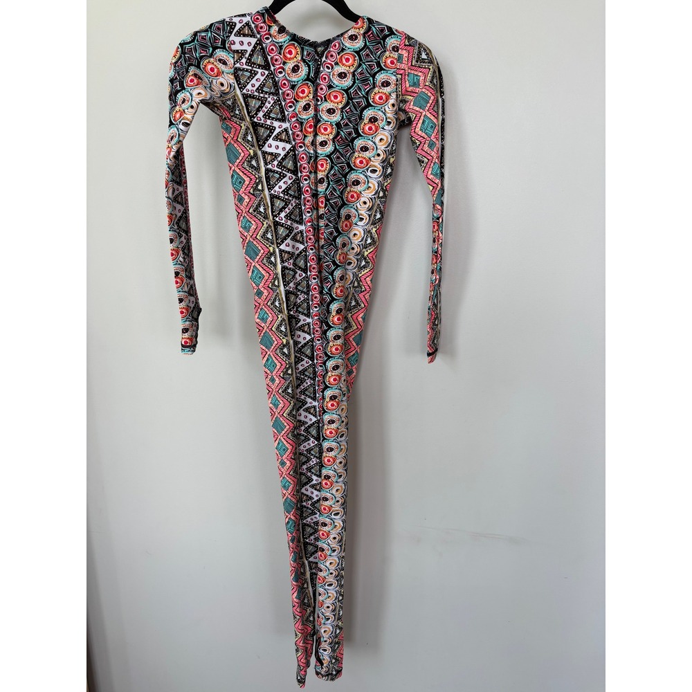 Slip Ins DiveSkin SurfSkin Long Sleeve Geometric Tribal Print Size S - Picture 5 of 11